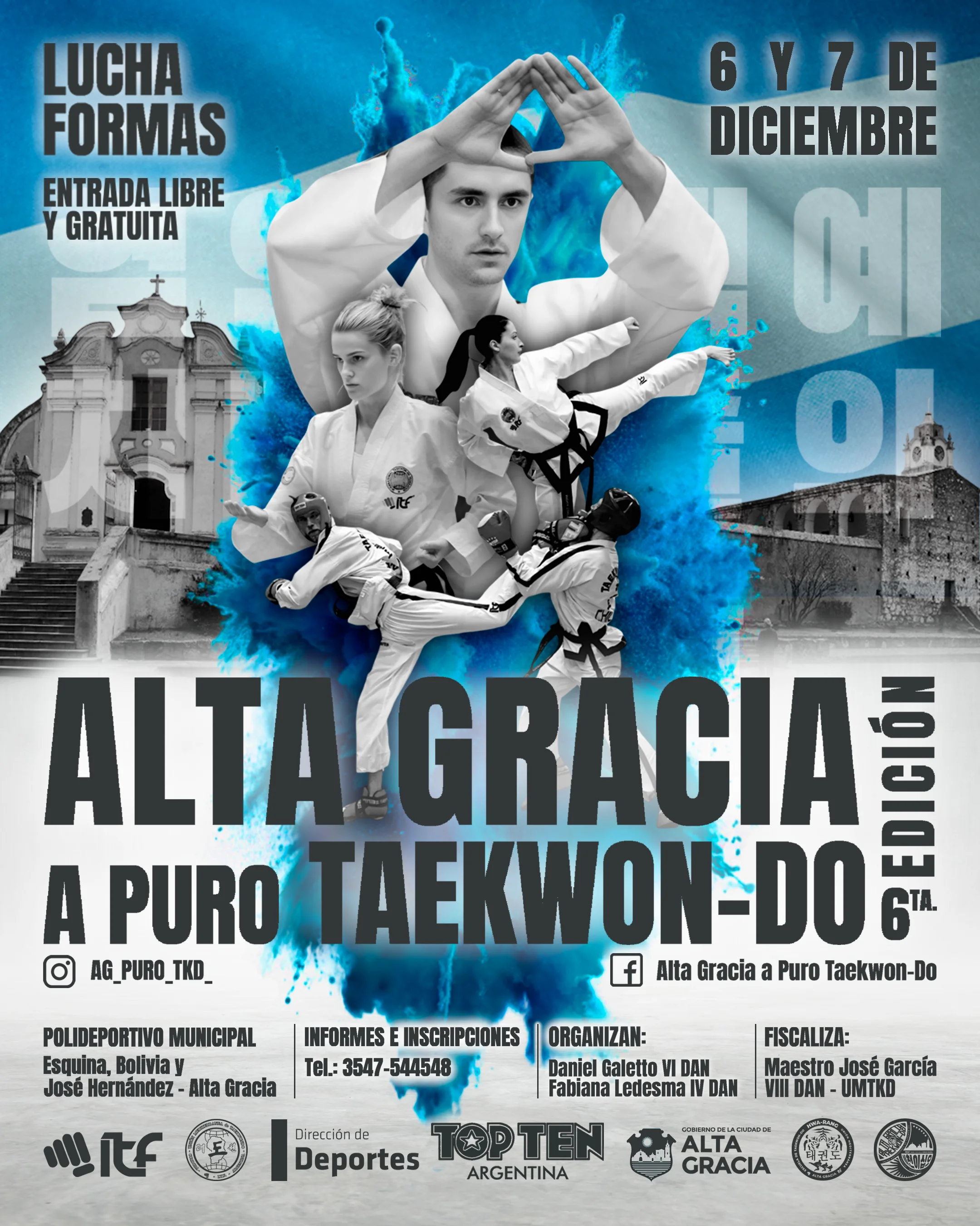 Alta Gracia a Puro Taekwon-Do VI: el torneo que consolida el crecimiento de Hwa-Rang